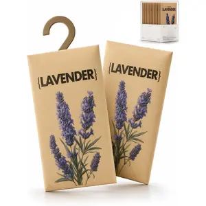 12 Packs Lavender Potpourri Scented Sachets for Closet & DrawerDeodorizer for Stagnant AirLong Lasting  Paper Air Fresheners and Odor Eliminator for Clothes