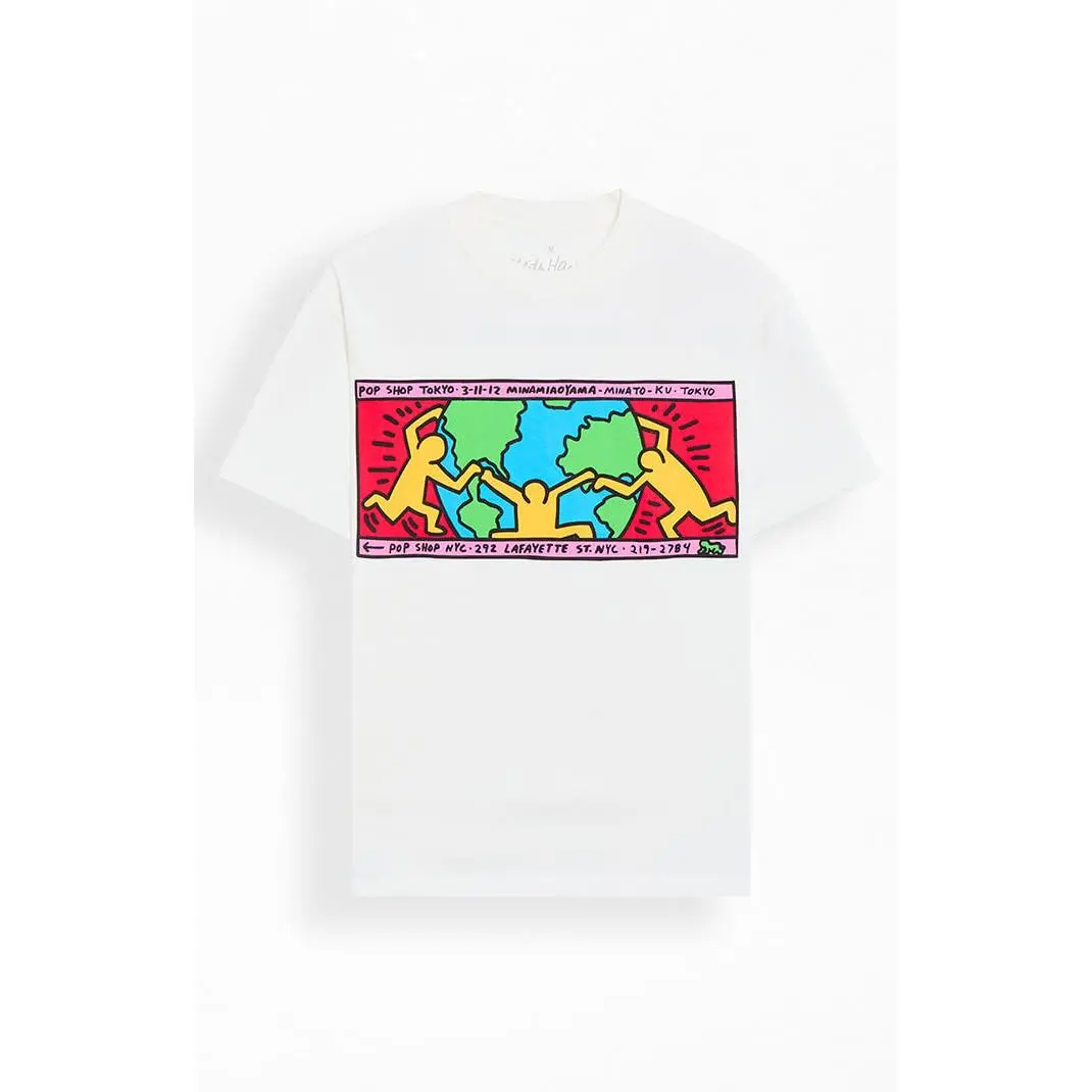 PacSun Men's Keith Haring World Hug T-Shirt - Multicolor