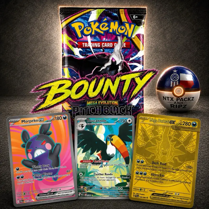LIVE ONLY - Bounty Packs!  Pitch Black Booster Pack