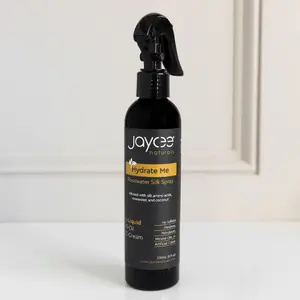 Jaycee Naturals Hydrate Me Rosewater Silk Spray with Silk Amino Acids and Coconut To Revive All Hair Textures and Styles, Great for use with LOC/LCO Methods,  8 ounces