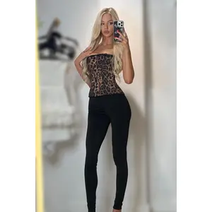 Ateleio Mikayla Leopard Corset Top