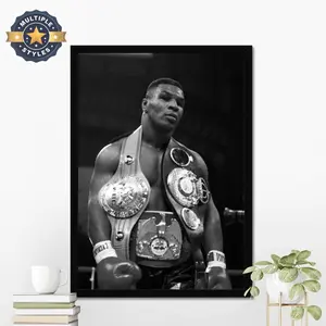 Mike Tyson Poster, Home Gym Decor, Motivation Wall Art, Motivational Print