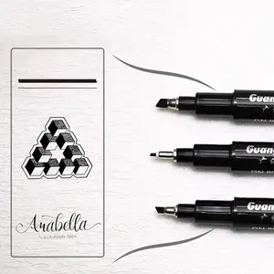 Blade tip drawing pen set, designed with hook line sketching pen, suitable for students and office use, art supplies for painting and sketching, multifunctional and smooth writing drawing pen for creative projects