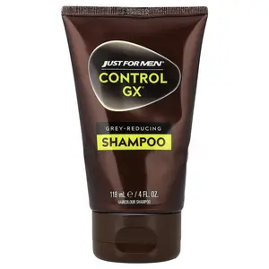Just for Men Control GX®, Gradual Gray-Reducing Shampoo, For Brown to Black Hair, 4 fl oz (118 ml)