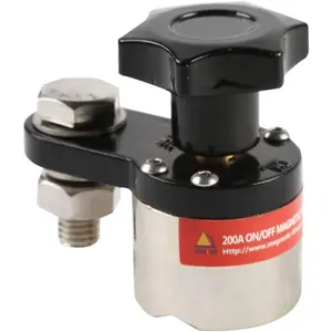 200A  Welding Ground Clamp, 200A On/off Adjustable  Welding Ground Clamp Rare Earth Switchable  Welding Holder,Grounding  Connector