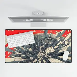 Persona 5 Landscape Mouse Pad, Phantom Thieves Cityscape Desk Mat, Large Gaming Mousepad for JRPG Fans, Stylish Anime Office Decor