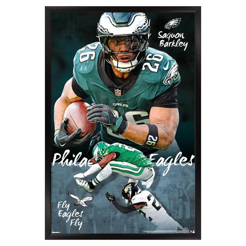 Philadelphia Eagles Saquon Barkley Player Poster