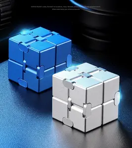 Infinity Flip Cube | Stress Relief EDC Fidget Toy | Sensory & Anxiety Spinner, Ultimate Stress Relief, Enhanced Focus and Habit Breaking