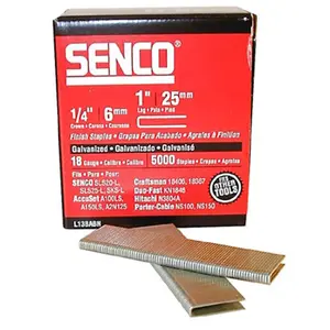 Senco L Series 0.75 in.- 18 Gauge Galvanized Staples Senco L Series 0.75 in.- 18 Gauge Galvanized Staples
