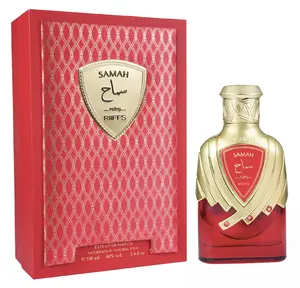 Samah Ruby By Riiffs Luxury Perfume for Women - 100ml Spicy Floral Eau de Parfum with Saffron, Bitter Almond & Ambergris, Long-Lasting Seductive Scent