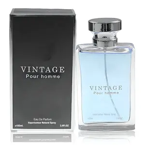 KLOTHERY Vintage Pour Homme Trio Set 3x 100ml Premium Men's Fragrances Cedar Oud Fresh Blue Long-Lasting Scents for Daily Wear & Gifting