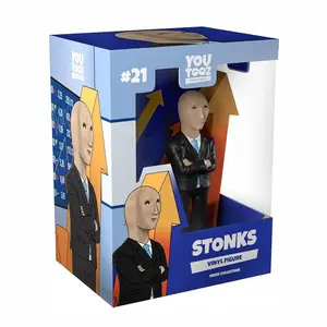 Youtooz Stonks Vinyl Figure 3.5in, Collectible Meme figure Youtooz Stonks Vinyl Figure 3.5in, Collectible Meme figure