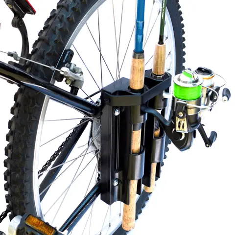 Bike Fisherman - Fishing Rod Holder For Bikes, fishing rod accessory for bicycle