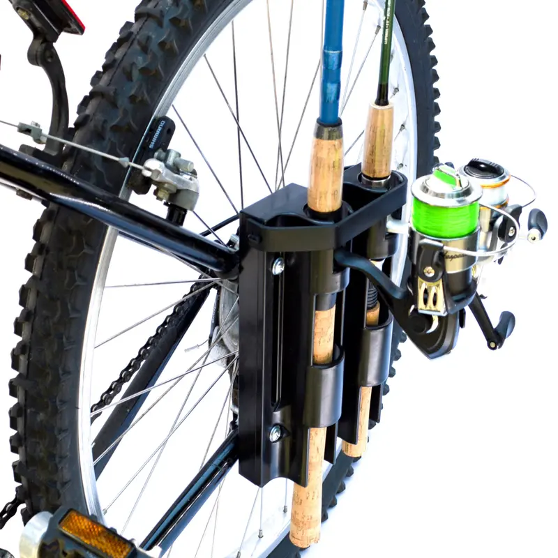 Bike Fisherman - Fishing Rod Holder For Bikes, fishing rod accessory for bicycle