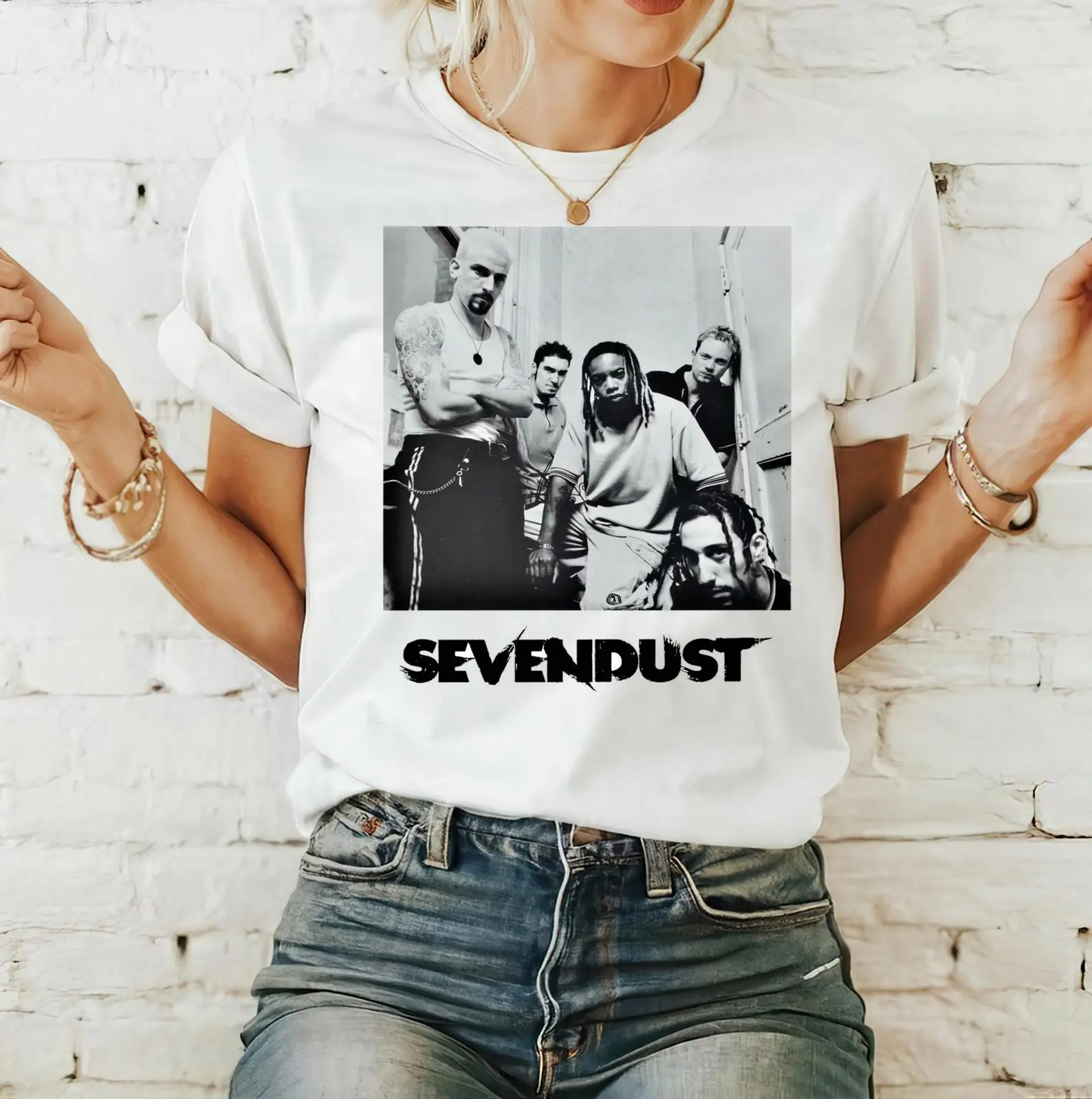 Vintage 1999 Sevendust Concert Inspired Graphic Shirt – Music Fan Tee S to 5XL HGC07809