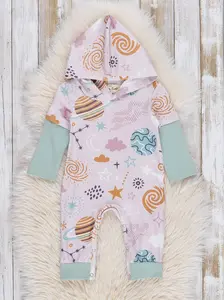 Mint Out of This World Hoodie Romper