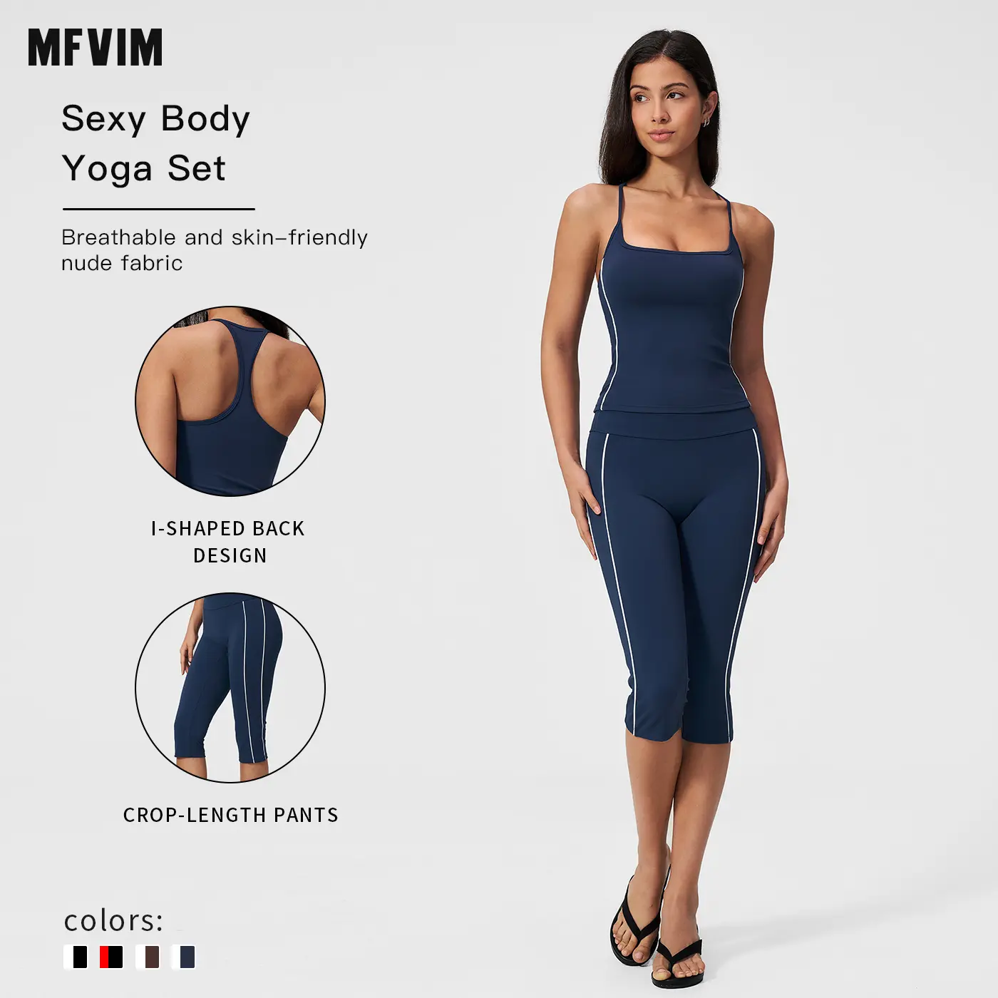 MFVIM Women's 2-Piece Workout Matching Sets - Slim-Fit Thin-Strap Cami Top, High-Waisted Butt-Lifting Shorts, Ideal for Gym Workouts, Yoga, 2 Piece Sets, Athletic Sets, Women's 2 Piece Set,travel essentials,camping essentials