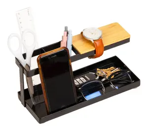 Mind Reader Desktop Organizer, Desktop Dock, Catchall Tray