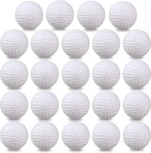 Plastic Golf Balls Practice, 24/100 Pack Hollow Plastic Golf Balls Indoor Outdoor , Golf Party Decorations