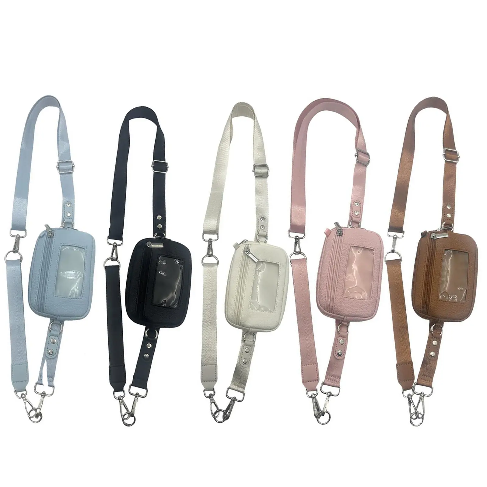 Clip and Go Crossbody Mobile Phone Strap with Wallet, Adjustable Hands-Free Lanyard with Zipper Pocket - Cell Phone Accessory Charm for Busy Days, Ideal Christmas Gift for Women, Accessories, Cell Phone Charm