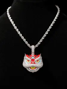 VEX Lion Dance Pendant Necklace – Colorful Statement Chain