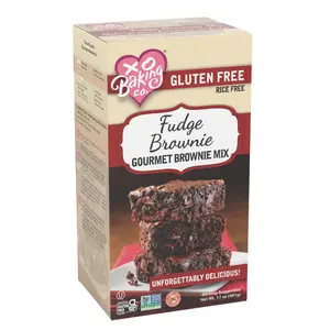 XO Baking Co. Gluten-Free Rice-Free Soy-Free Dairy-Free Non-GMO Fudge Brownie Mix Unforgettably Delicious