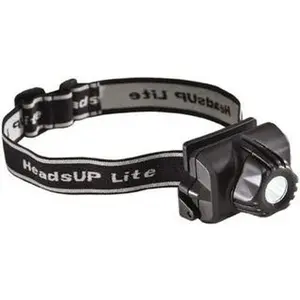 Pelican White LED Hands-Free Flashlight, 74 Lumens, Compact Black Plastic Body, 3 AAA Alkaline Batteries Included, Model 026900-0100-110, Compact Body