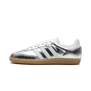 Samba OG WMNS "Silver Metallic Cracked Leather" JR0035