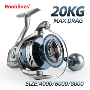 Rooblinos RX Spinning Reel – 20KG Max Drag 9+1BB Saltwater Power