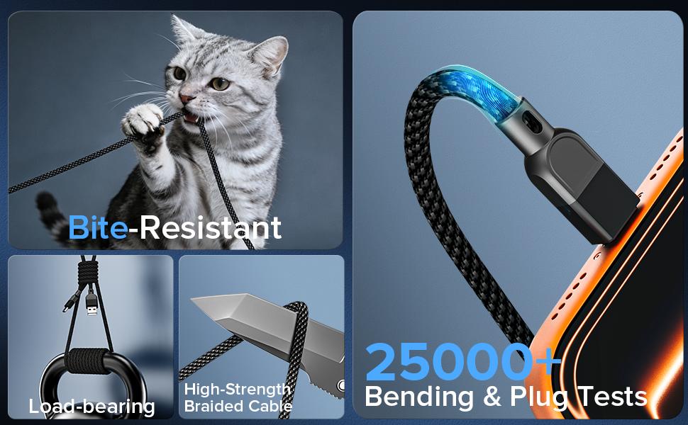 【2026 UPGRATED】Czlife Pro USB-C to USB-C Cable, Magnetic Type-C Fast Charging Cable, Magnetic Car Charging Cable, Compatible with iPhone 17 Pro Max, MacBook Pro 15, Galaxy S21/S20 Ultra, 240W Power, 4 Feet/1.2 Meter Length