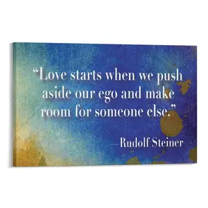 Rudolf Steiner Quotes Poster Canvas Wall Art For Room Aesthetic And Decor 12 Canvas Poster Bedroom Decor Sports Landscape Office Room Decor Gift Frames Ornaments Artistic Decoration Print Photo