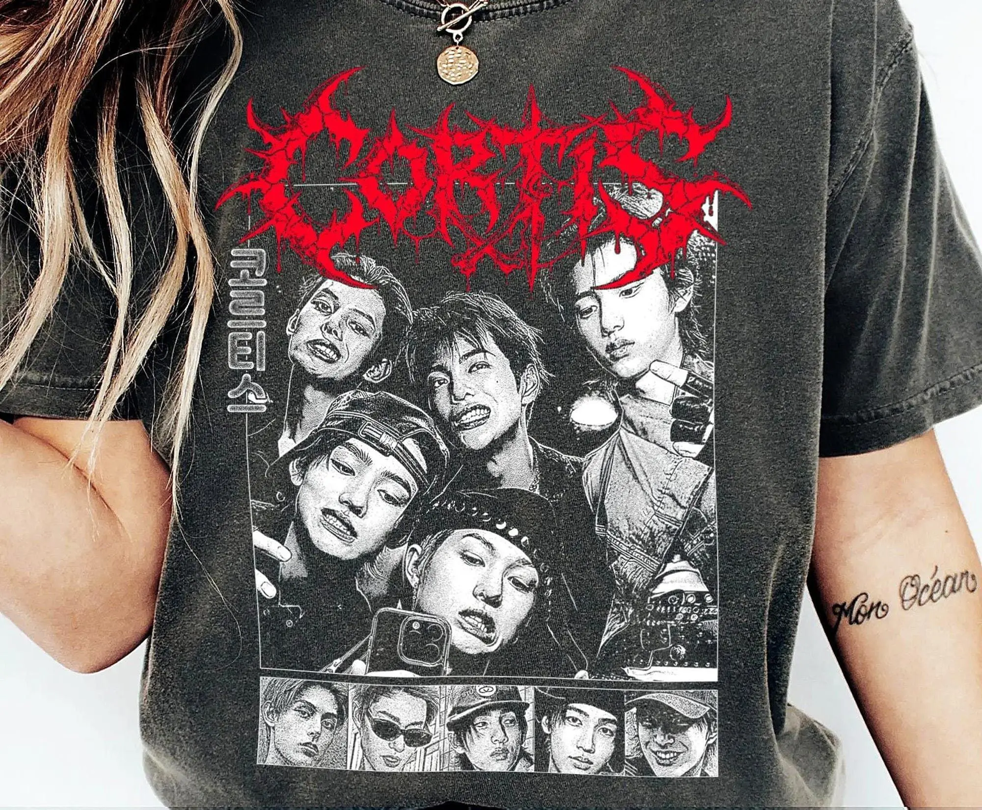 CORTIS Bootleg 90s Vintage T-shirt, K-pop Heavy Metal Concert Tee