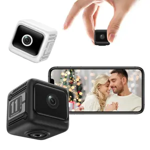 For Smart Wireless Mini Security Camera 2.4GHz WiFi, Remote Viewing on Mobile Apps, USB Rechargeable, No SD Card Included  Motion detection, intelligent alarm notification