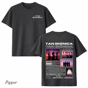 Comfort Colors Tan Bionica El Regreso Tour 2026 T-Shirt, Estadio Velez Band Graphic Tee, Latin Pop Rock Double Sided Vintage Unisex