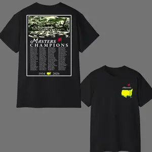 2026 Masters Tournament Augusta T-shirt, 90th Masters Champions T-shirt, Masters Golf T-shirt, The Masters Golf Cup Tee For Men, For Men For Women, Vintage Unisex Cotton Apparel, Masters Tournament everyday funny TShirt good graphic blue boys merch YX52
