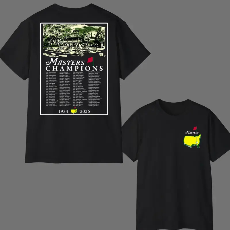 2026 Masters Tournament Augusta T-shirt, 90th Masters Champions T-shirt, Masters Golf T-shirt, The Masters Golf Cup Tee For Men, For Men For Women, Vintage Unisex Cotton Apparel, Masters Tournament everyday fun TShirt good graphic blue boys merch YX52