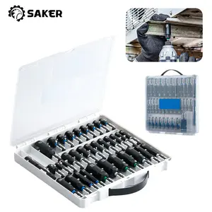 Saker Magnetic Impact Bit Driver Set with Extensions Impact Nut Driver Set for Impact Drill 1/4" Quick ChangeTool Box for Automotive Tool Accessories