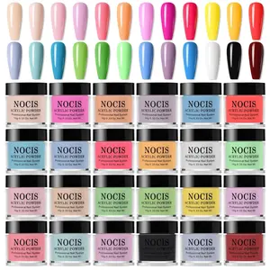 Long-lasting Acrylic Nail Powder Set (24pcs/set), 24 Colors Acrylic Nail Powder, Nail Art & Nail Polish for Women & Girls, for Home & Salon Use, Christmas Gift, Black, Nail Art Kits, Acrylic Nails Kit, Nail Art Design