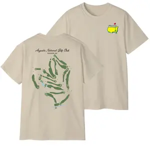 Augusta National Course Map Golf T-Shirt, Augusta National Golf T-Shirt, The Masters Tournament Golf Shirt For Men, Gift For Men