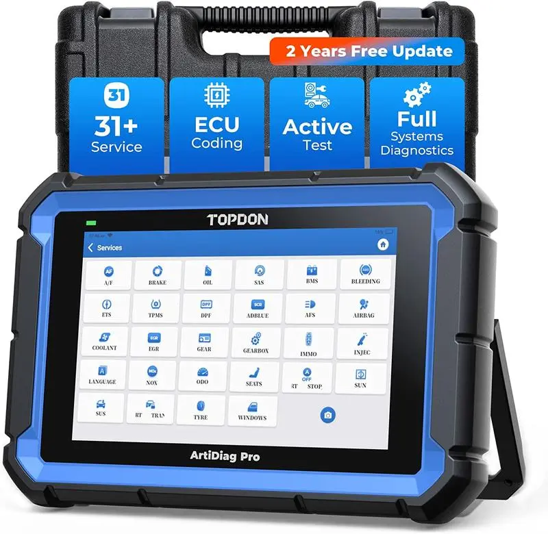 ArtiDiag Pro Car Diagnostic Scan Tool, Online-Coding & OE-Level Full Systems Diagnosis, 31+Maintenance OBD2 Scanner 2-Year Free Update