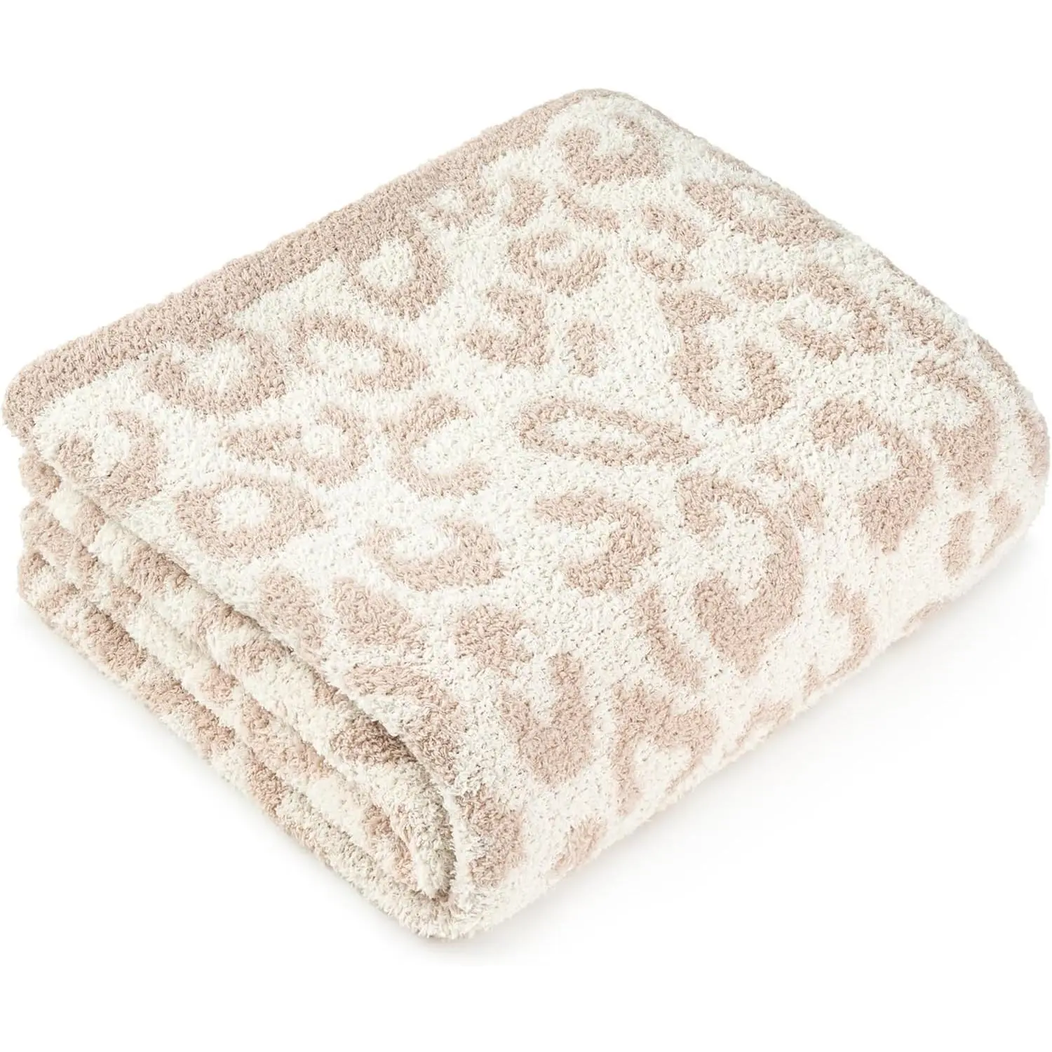 Super Soft Leopard Throw Blanket for Couch, Fluffy Cozy Lightweight Beige  Blanket, Fuzzy Warm Knit Blanket for Bed Sofa, Tan, 60x80