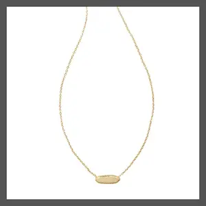 Kendra Scott Jaimee Metal 14K Gold Over Brass Pendant Necklace - Gold Kendra Scott Jaimee Metal 14K Gold Over Brass Pendant Necklace - Gold