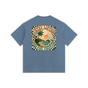 Women's Vintage Washed Oversized Short-Sleeve Cotton T-Shirt, Streetwear Apparel with Premium Fabric Garment