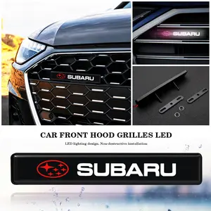 Advanced LED Car Grille Emblem Light for Subaru Wrx Impreza Forester Tribeca Xv Brz, Stylish Accessories for Vehicle Enhancement