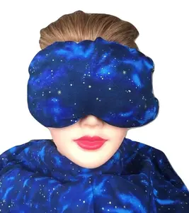 Blue Celestial Eye Pillow,Lavender Eucalyptus,Sinus Relief,Lavender Eye Pillow,Herbal Eye Pillow,Sinus Pad,Flax Seed, Herbal Pack, Hot Cold
