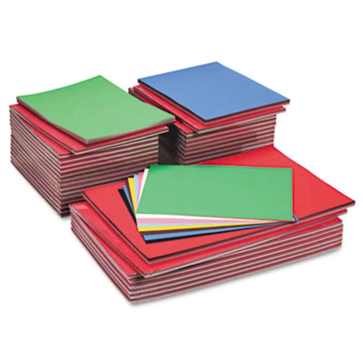 Pacon Tru-Ray Archival Craft Paper - 76 lbs Heavyweight Durable Paper, 9x12 & 12x18 in Sheets, Assorted Vat-Dyed Pulp Colors, Fade-Resistant, Scoring/Folding Compatible, 2000 Sheets/Carton, Office Stationery Supply