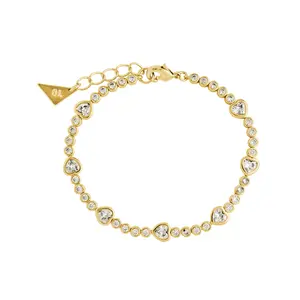 Lavender Luxe Heartstone Bracelet