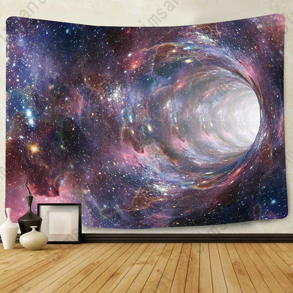 Decorative Polyester Tapestry Wall Hanging - 1 Piece Synthetic Digital Print Wall Art with Vivid Designs, 30 x 39 in/43 x 71 in Sizes for Bedroom Living Room Home Decor - Collection 098, 51 X 59 In
