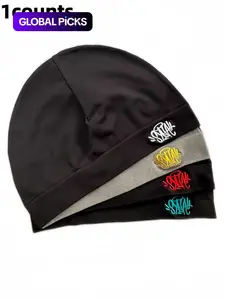 Skull Beanie, New Unisex Knitted Beanie Fitted Hat, Breathable Casual Elastic Material High Quality Y2K Warm Beanie