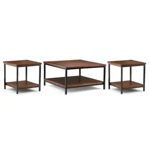 Skyler 34 inch Coffee Table with 22 inch End Tables (Set of 3)